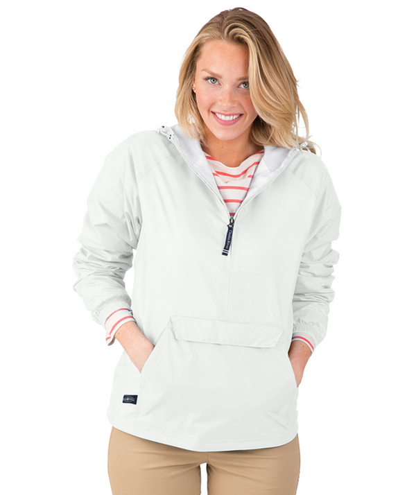 Custom White Pullover Jacket for KWHS Cheer