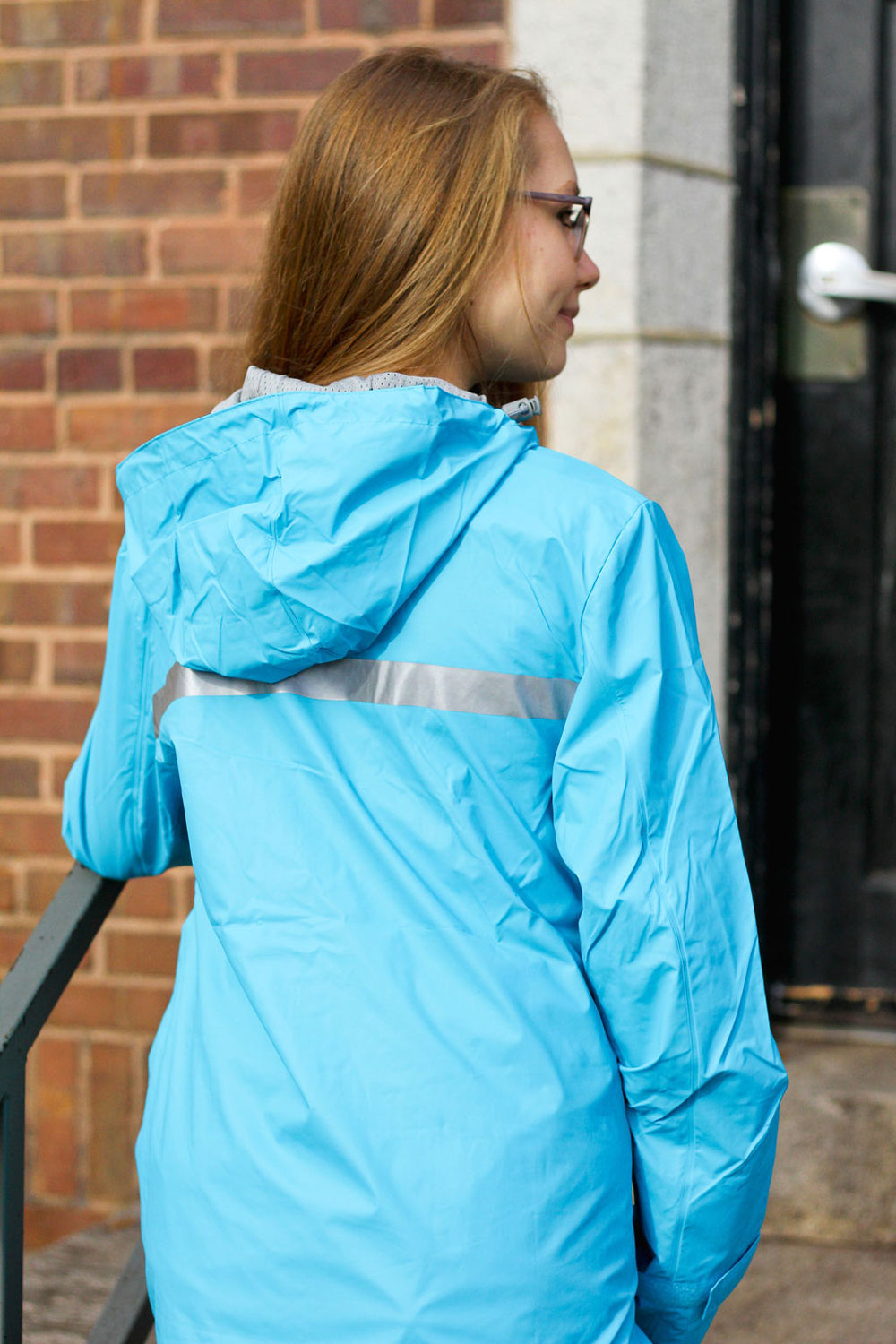 Best Monogrammed Aqua Women's New Englander Rain Jacket