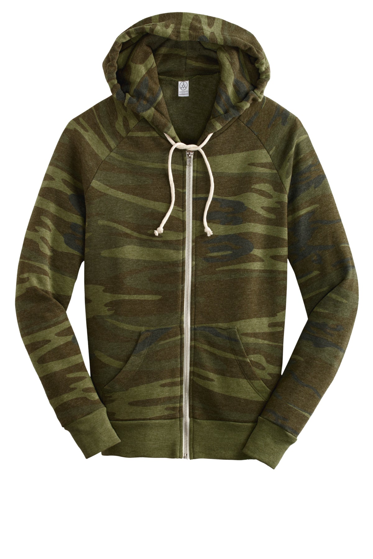 Monogrammed Women's Camo Fleece Full Zip Hoodie