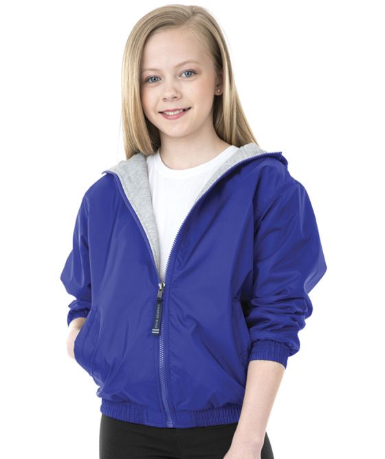 Monogrammed Youth Full Zip Performer Jacket By Charles River Apparel