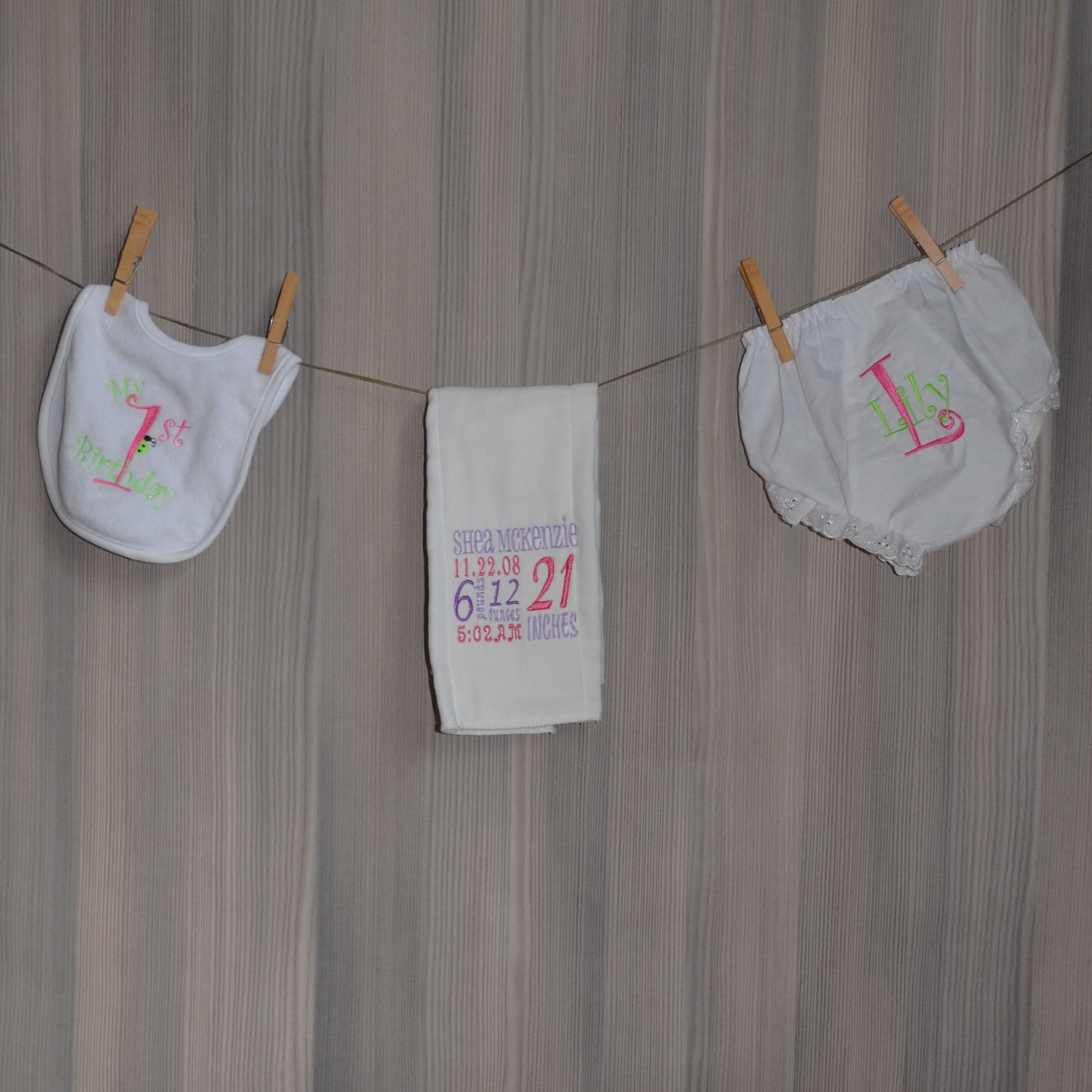 3 Piece Baby Girl Gift Set