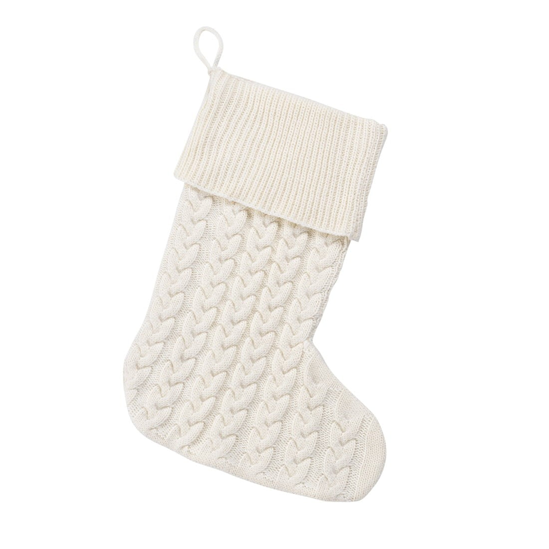 Personalized Creme Knit Stocking