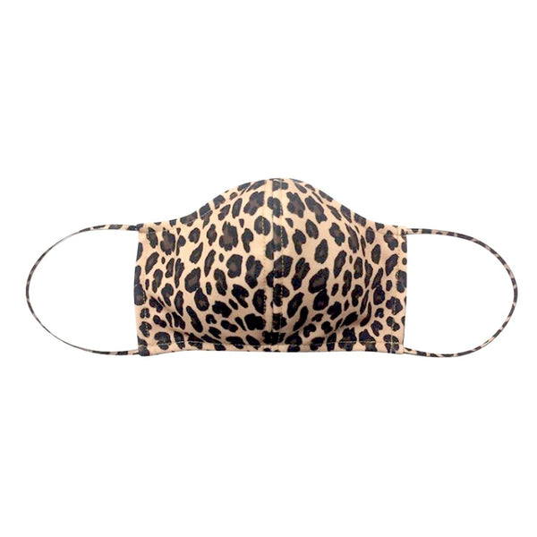 Wild Side Leopard Print Adjustable Adult Face Mask