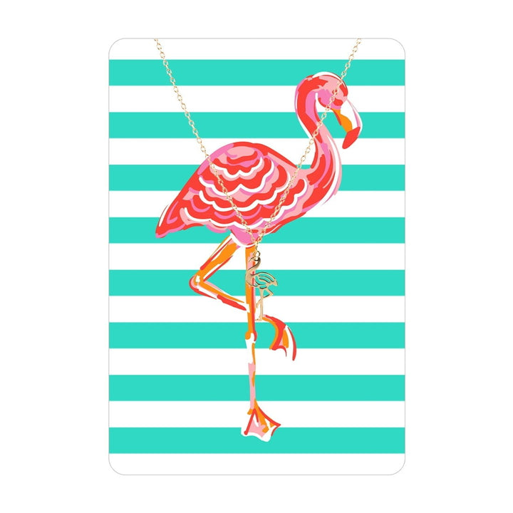 Gold Flamingo Necklace
