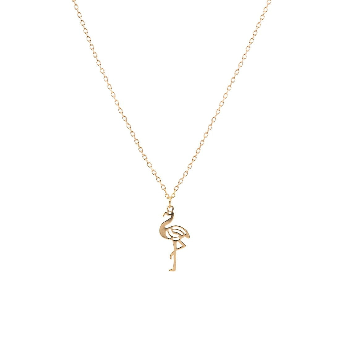 Gold Flamingo Necklace